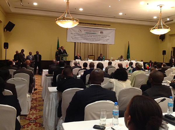 368th PSC Meeting at the Ministerial Level, Dar-es-Salaam April 22