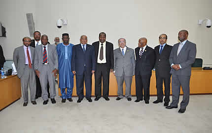 Group photo - Inaugural meeting of the African Union High-Level Panel for Egypt - AUC