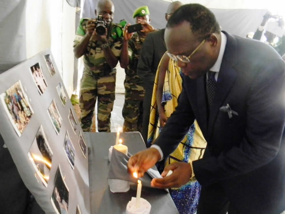 CAR Minister of FA, Kongo Doudou calls on Central Africans to learn from #Rwanda20yrs’s survival & reconstruction