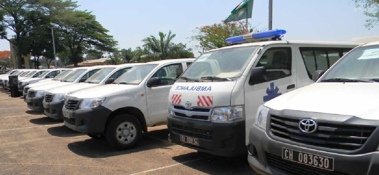 37 vehicles donated by the USA to MISCA. 