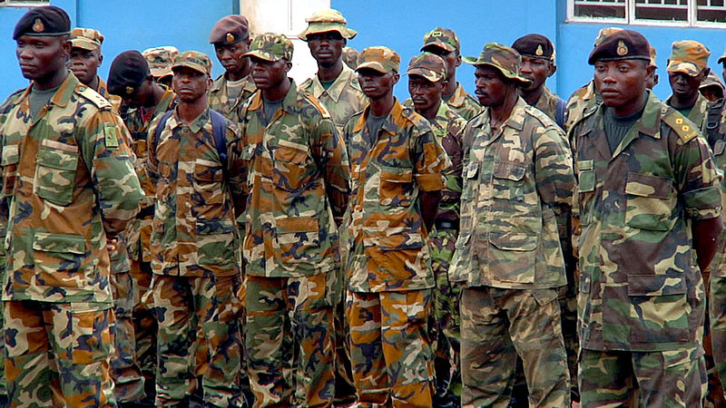 Nearly 1,000 Republic of Sierra Leone Armed Forces personnel completed training for an upcoming African Union Mission in Somalia (AMISOM) deployment, May 20. (U.S. Army Africa photo)
